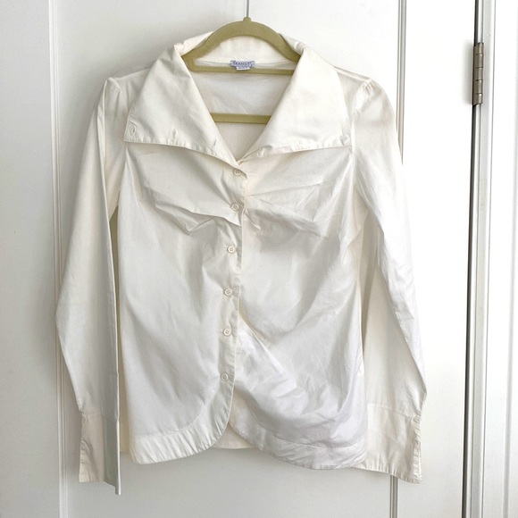 Italian Transit White Blouse stunning styling - Picture 1 of 5